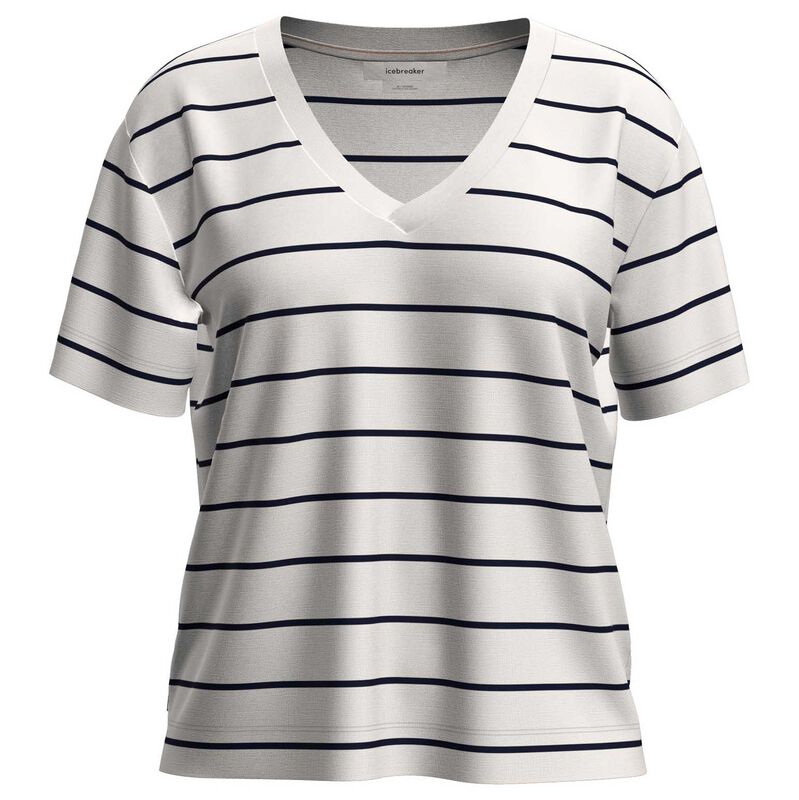 Icebreaker W Merino 150 Tech Lite SS Relaxed V Neck Tee image number 3